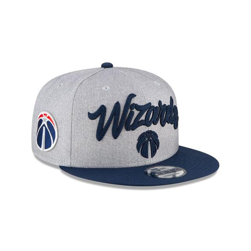 NBA Washington Wizards Official Draft 9Fifty Snapback (UOE5980) - Grey New Era Caps